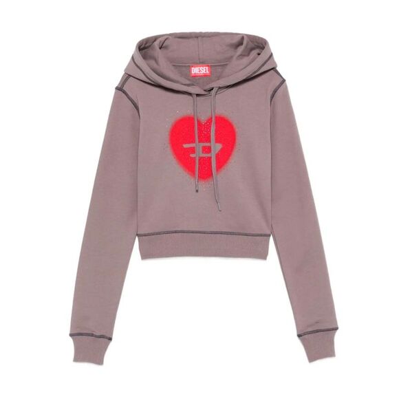 Diesel Women `F-Slimmy-Hood-S5` Hooded Sweater
